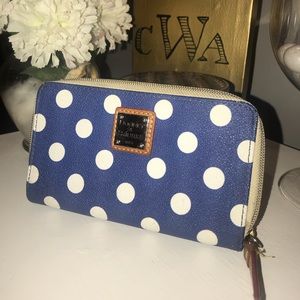 Dooney and Burke Polka Dot Wallet